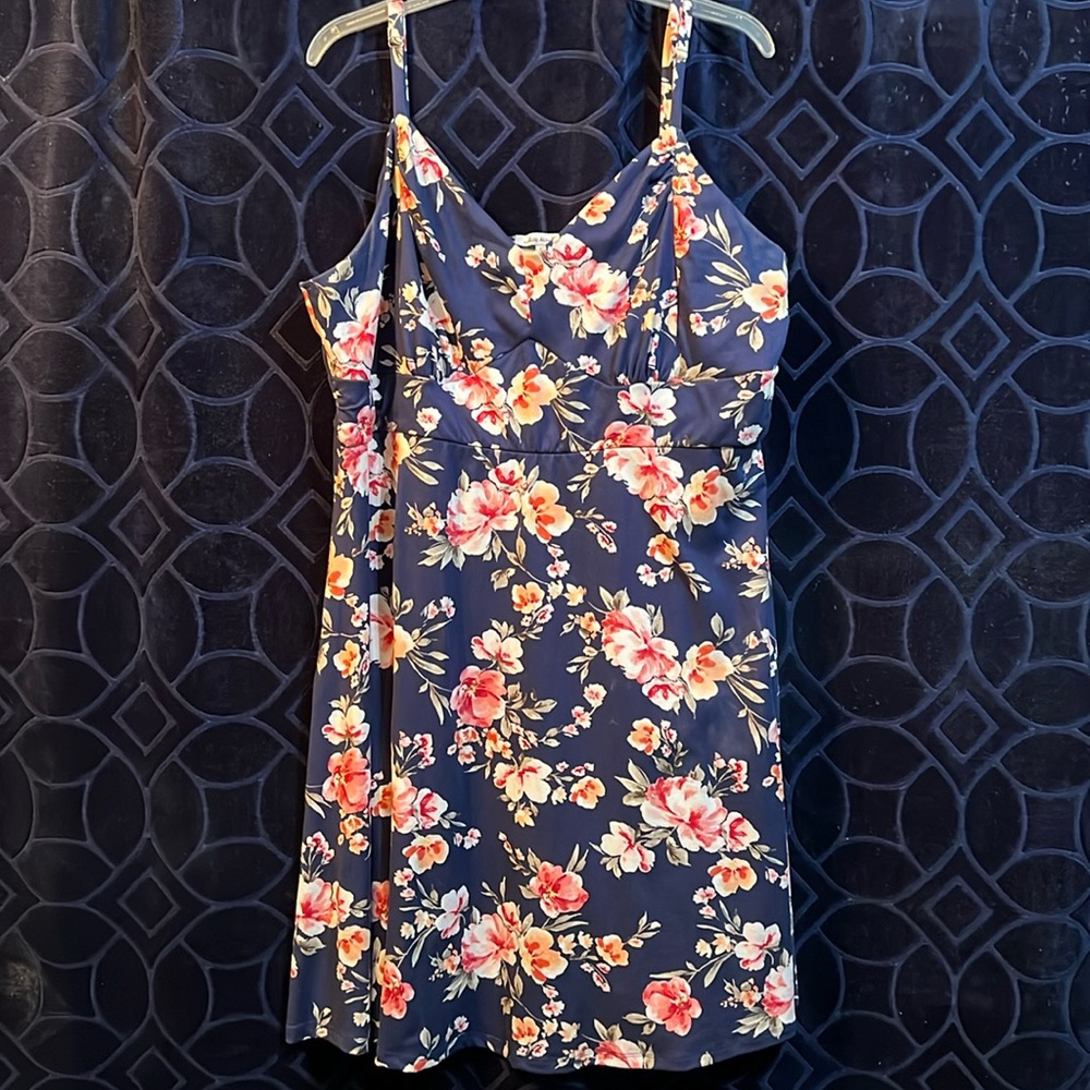 white birch knee length, sleeveless dress